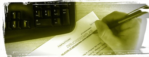 Hand-written amendments