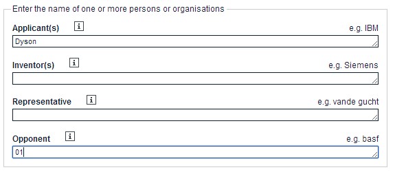 Query Dyson as Applicant