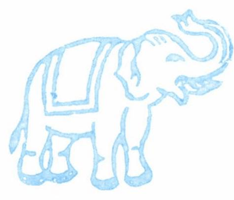 elephant stamp